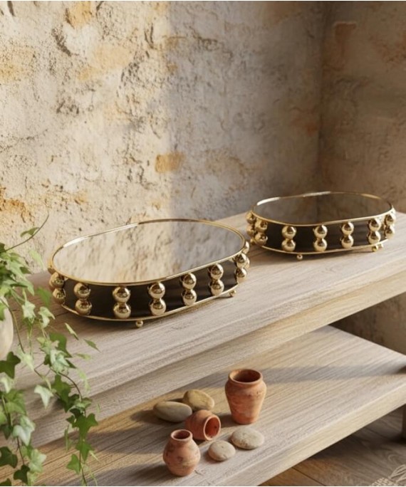 ZEYVE BONCUK OVAL 2-PIECE JARDINYER 22x30x8-28x36x8